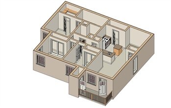 3x2 Classic 1109 floor plan